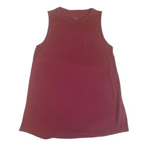 A New‎ Day Sleeveless Tank Top – Women’s XS, Maroon Burgundy Soft Stretch